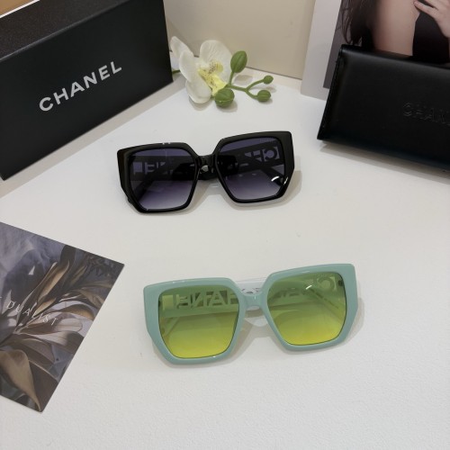 Chanel New Fashion Hollow Logo Small Fragrant Style Sunglasses