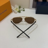 Louis Vuitton New Metal Toad Mirror Fashion Personalized Sunglasses