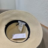 Chanel New Bow Straw Hat Versatile Sunshade Straw Hat