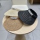 Chanel New Hollow Top Hat Sunshade Straw Hat