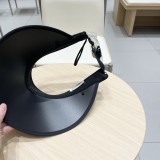 Chanel New Foldable Face Covering Blacktop Breathable Straw Hat