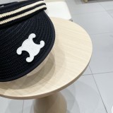 Chanel New Foldable Face Covering Blacktop Breathable Straw Hat