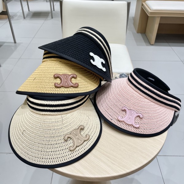Chanel New Foldable Face Covering Blacktop Breathable Straw Hat