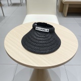 Chanel New Hollow Top Hat Sunshade Straw Hat