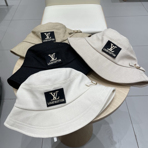 Louis Vuitton New Bow Fisherman's Hat Versatile Casual Basin Hat
