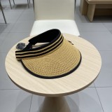 Chanel New Foldable Face Covering Blacktop Breathable Straw Hat