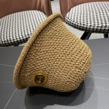 Gucci New Curled Edge Hollow Breathable Fisherman's Hat