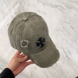 Chrome Hearts Fashion Retro Piercing Baseball Hat Duck Tongue Hat