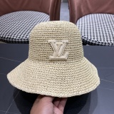 Louis Vuitton New Logo Butterfly Fisherman Hat Sunshade Straw Hat