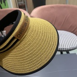 Dior New Empty Top Straw Hat Sunshade Straw Hat