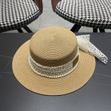 Moncler New Elegant Lace Butterfly Flat Top Hat Sunshade Straw Hat