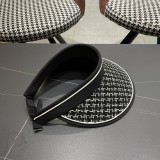 Balenciaga New Wilt Grid Empty Top Sunshade Hat