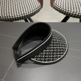 Balenciaga New Wilt Grid Empty Top Sunshade Hat