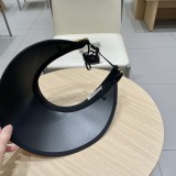 Chanel New Foldable Face Covering Blacktop Breathable Straw Hat
