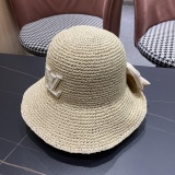 Louis Vuitton New Logo Butterfly Fisherman Hat Sunshade Straw Hat