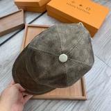 Louis Vuitton New Classic Versatile Checkered Duck Tongue Hat