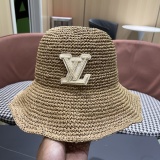 Louis Vuitton New Logo Butterfly Fisherman Hat Sunshade Straw Hat