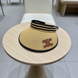 Chanel New Foldable Face Covering Blacktop Breathable Straw Hat