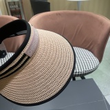 Dior New Empty Top Straw Hat Sunshade Straw Hat