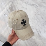 Chrome Hearts Fashion Retro Piercing Baseball Hat Duck Tongue Hat