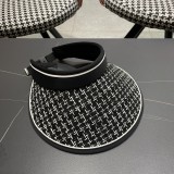Balenciaga New Wilt Grid Empty Top Sunshade Hat