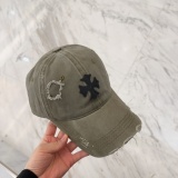 Chrome Hearts Fashion Retro Piercing Baseball Hat Duck Tongue Hat
