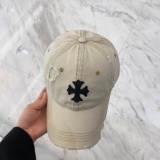 Chrome Hearts Fashion Retro Piercing Baseball Hat Duck Tongue Hat
