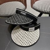Balenciaga New Wilt Grid Empty Top Sunshade Hat