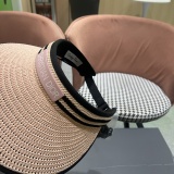 Dior New Empty Top Straw Hat Sunshade Straw Hat