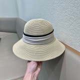 Chanel New Bow Straw Hat Versatile Sunshade Straw Hat
