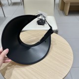 Chanel New Foldable Face Covering Blacktop Breathable Straw Hat