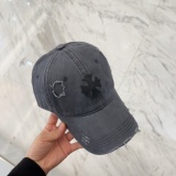 Chrome Hearts Fashion Retro Piercing Baseball Hat Duck Tongue Hat