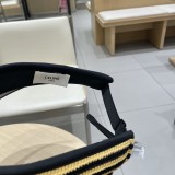 Chanel New Foldable Face Covering Blacktop Breathable Straw Hat