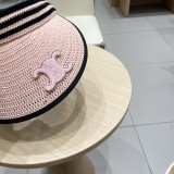 Chanel New Foldable Face Covering Blacktop Breathable Straw Hat