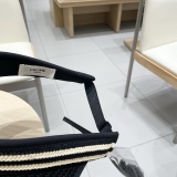 Chanel New Foldable Face Covering Blacktop Breathable Straw Hat