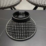 Balenciaga New Wilt Grid Empty Top Sunshade Hat