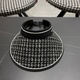 Balenciaga New Wilt Grid Empty Top Sunshade Hat