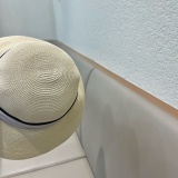 Chanel New Bow Straw Hat Versatile Sunshade Straw Hat