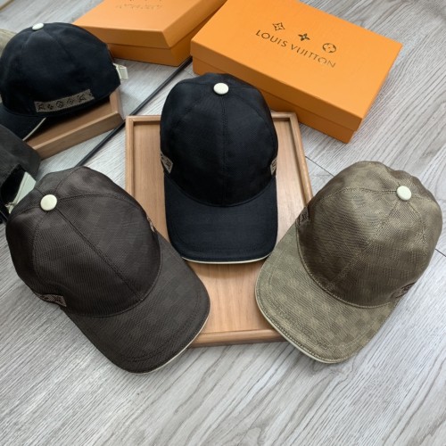 Louis Vuitton New Classic Versatile Checkered Duck Tongue Hat