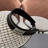 Balenciaga New Wilt Grid Empty Top Sunshade Hat