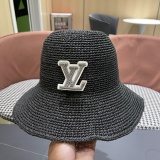 Louis Vuitton New Logo Butterfly Fisherman Hat Sunshade Straw Hat