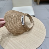 Chanel New Hollow Top Hat Sunshade Straw Hat