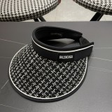 Balenciaga New Wilt Grid Empty Top Sunshade Hat