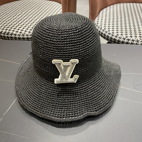 Louis Vuitton New Logo Butterfly Fisherman Hat Sunshade Straw Hat
