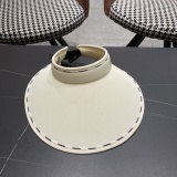 Burberry New Empty Top Straw Hat Sunshade Straw Hat