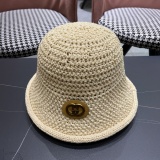 Gucci New Curled Edge Hollow Breathable Fisherman's Hat