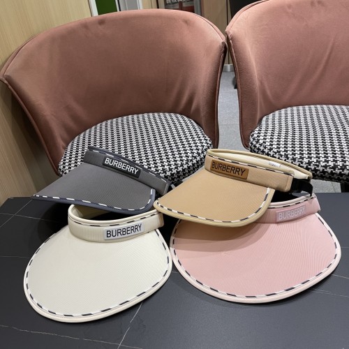 Burberry New Empty Top Straw Hat Sunshade Straw Hat