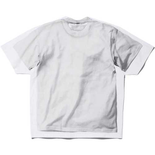 Supreme Classic Logo Printed Fake Two Piece Structure Casual Short Sleeve T-shirt
