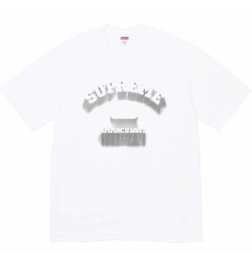 Supreme New 3D Logo Printed Short Sleeve Couple Casual T-shirt