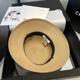 Dior New Women's Fashion Straw Hat Basin Hat Size: 57cm